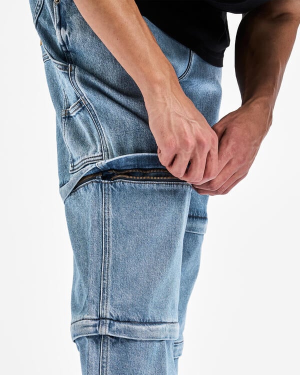 Timberland x BEAMS Denim Carpenter Zip-Off Pant | TBC0YHBYBQ81